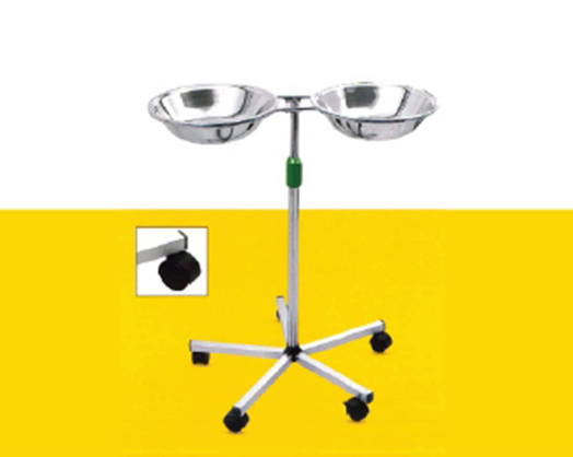 Bowl Stand (Double) Stainless Steel base
