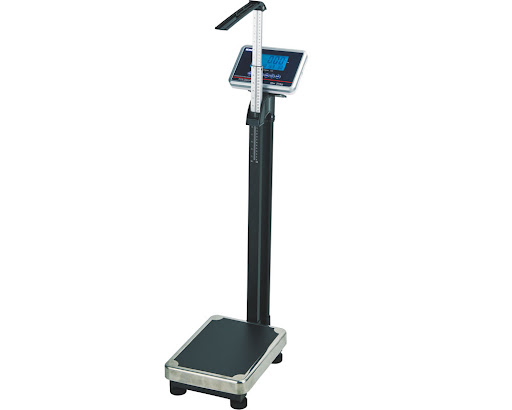 Digital weight and height scale