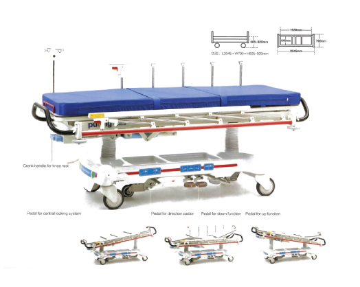 Luxurious hydraulic stretcher – E – 8