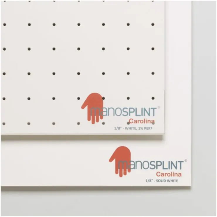 Manosplint Carolina Thermoplastic Splinting Materials with Fingerprint Resistant Finish