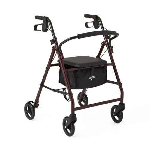 Medline Steel Rollator Walking Aid