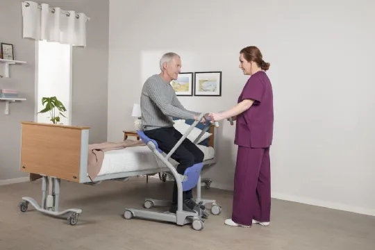 Sara Stedy Lift for Sit to Stand Patient Transfer by Arjo, Ships Fully Assembled, 400 lb Capacity, Fits Patients 4 ft. 11 in. to 6 ft. 6 in. Tall