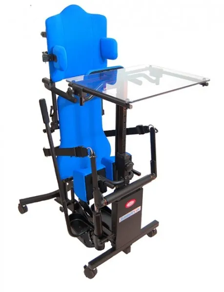 Symmetry XG Solid-Seat Standing System with Adjustable Knee Supports and Swivel Seat - Youth and Adult Sizes