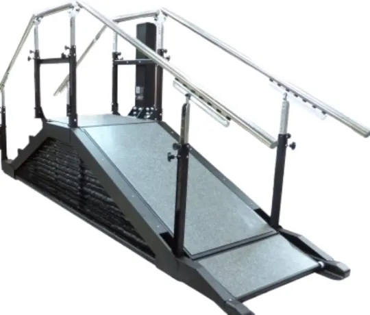 Training Stairs with Parallel Bars for Physical Therapy | Dynamic Stair Trainer Triple by DPE Medical